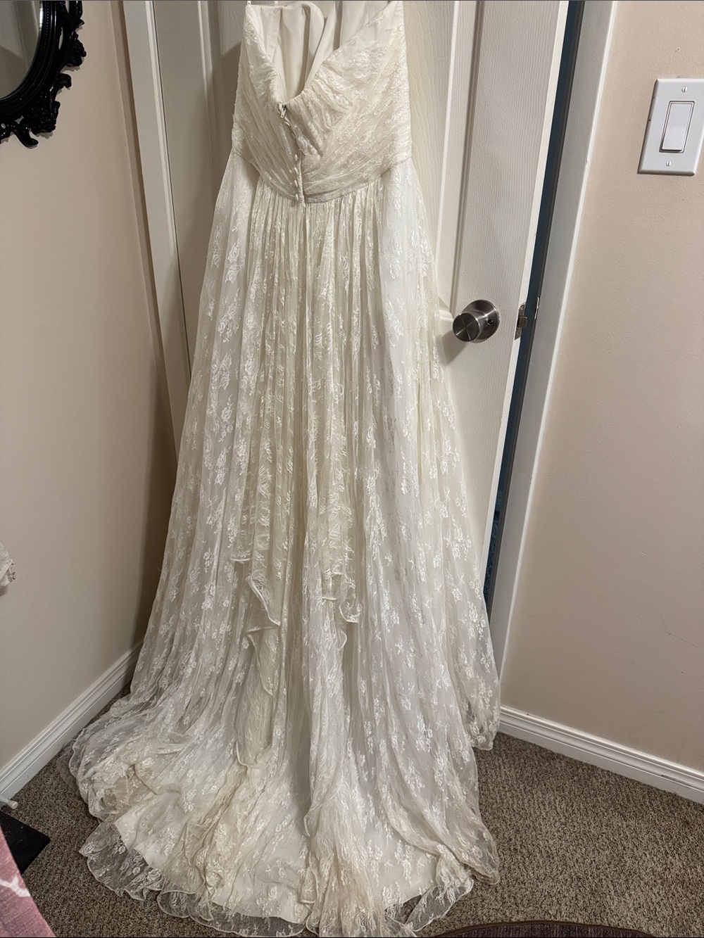 Galina Davids Bridal Elegant Lace Bridal Gown — Ivory